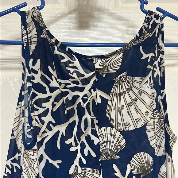 One Size Isla Bonita Sheath Midi Dress, Beach or Resort Wear - Picture 8 of 10